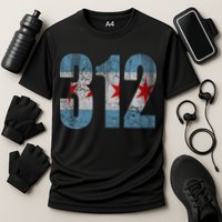Chicago Flag 312 Cooling Performance Crew T-Shirt