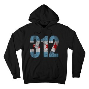 Chicago Flag 312 Hoodie