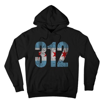 Chicago Flag 312 Hoodie