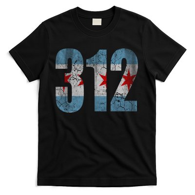 Chicago Flag 312 T-Shirt