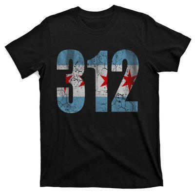 Chicago Flag 312 T-Shirt