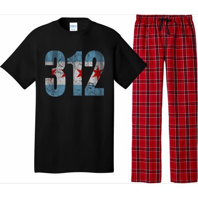 Chicago Flag 312 Pajama Set