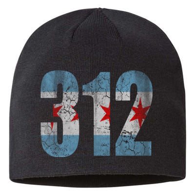 Chicago Flag 312 Sustainable Beanie