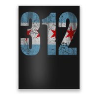 Chicago Flag 312 Poster