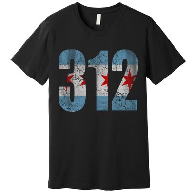 Chicago Flag 312 Premium T-Shirt