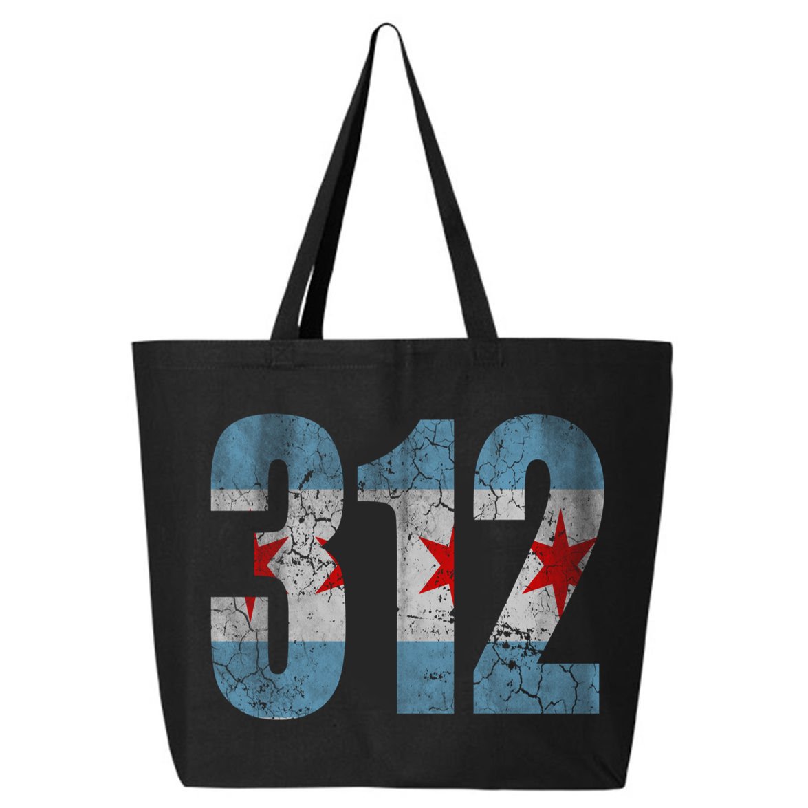 Chicago Flag 312 25L Jumbo Tote