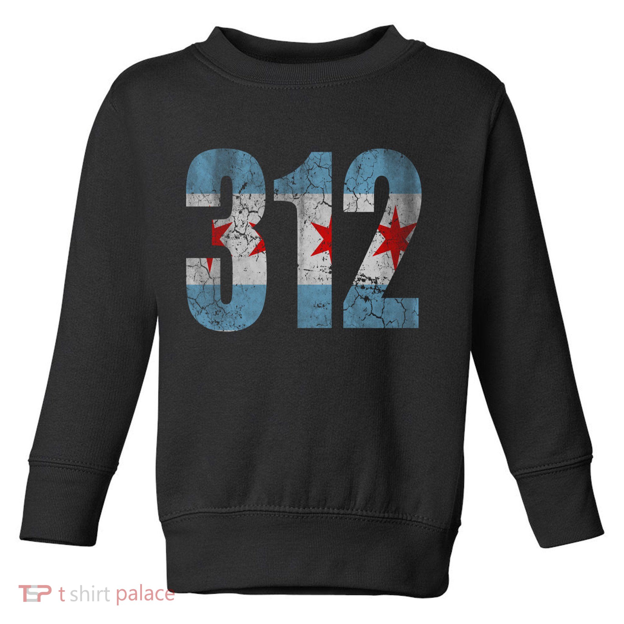 Chicago Flag 312 Toddler Sweatshirt