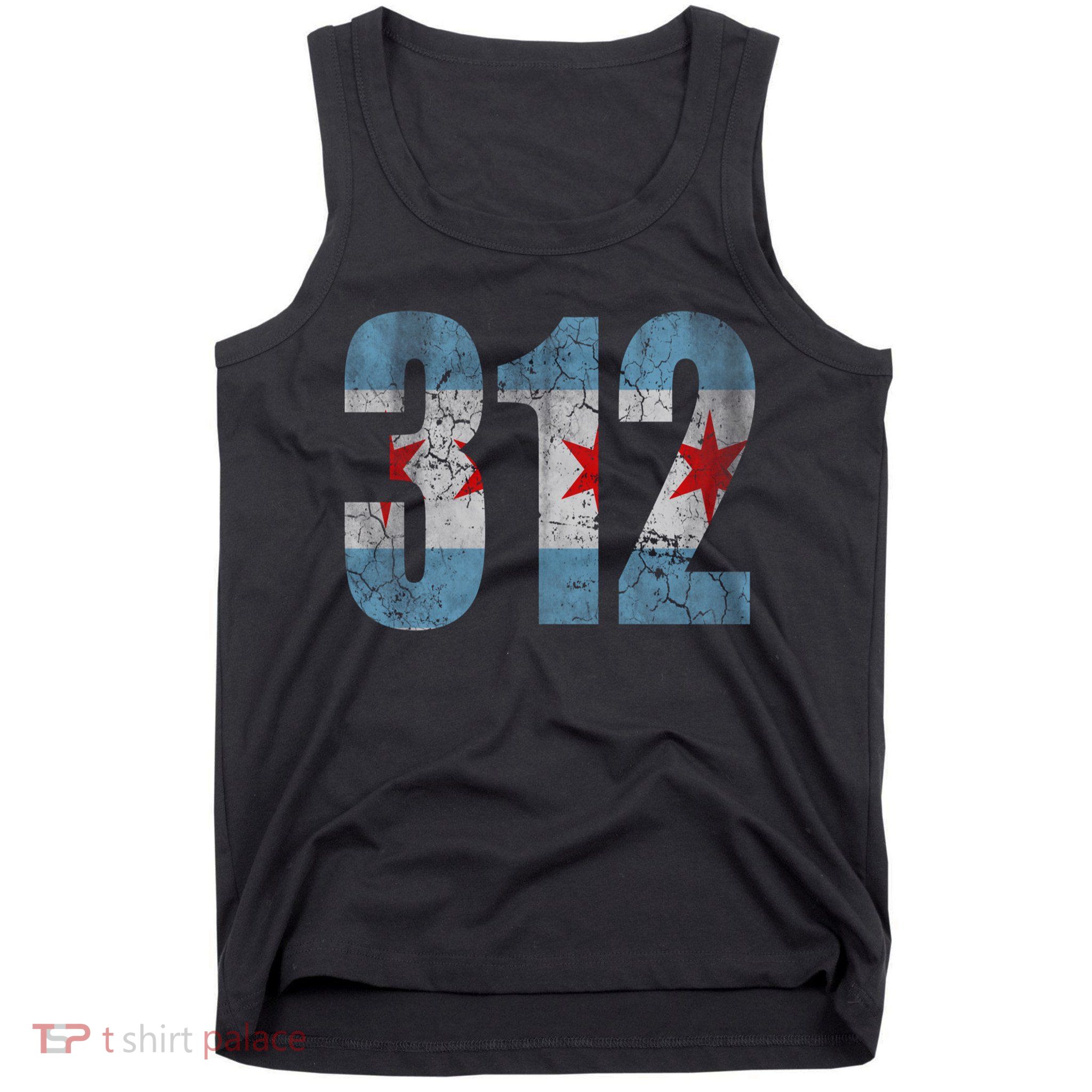 Chicago Flag 312 Tank Top