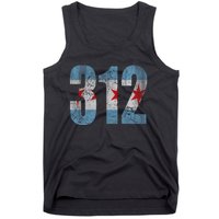 Chicago Flag 312 Tank Top