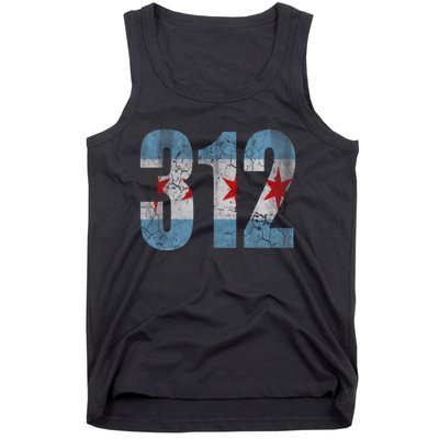 Chicago Flag 312 Tank Top