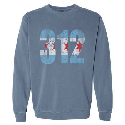 Chicago Flag 312 Garment-Dyed Sweatshirt