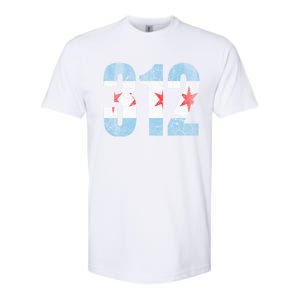 Chicago Flag 312 Softstyle CVC T-Shirt