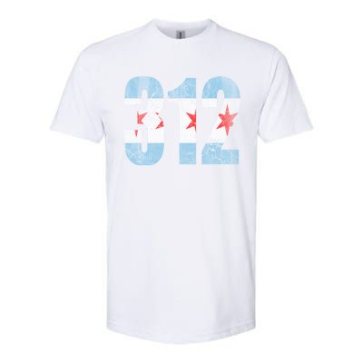 Chicago Flag 312 Softstyle® CVC T-Shirt