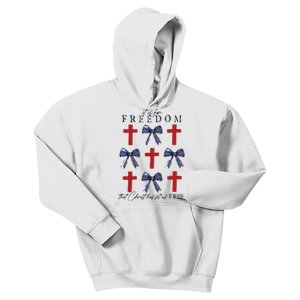 Christian Freedom 4th Of July Kids Hoodie