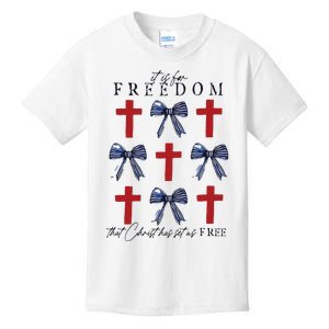 Christian Freedom 4th Of July Kids T-Shirt