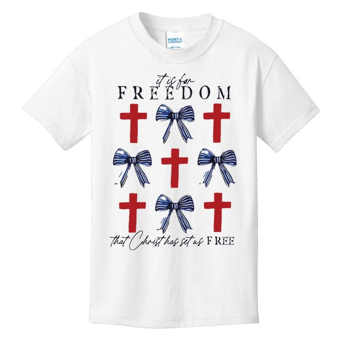 Christian Freedom 4th Of July Kids T-Shirt