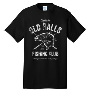 Cute Funny 50th Fishing Birthday 1973 For Old Man Fisherman Tall T-Shirt