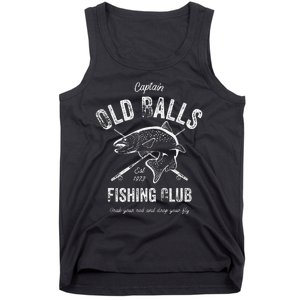 Cute Funny 50th Fishing Birthday 1973 For Old Man Fisherman Tank Top