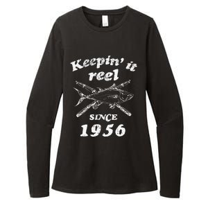 Cute Funny 65th Birthday Fishing Gift For 65 Year Old Fisherman Womens CVC Long Sleeve Shirt