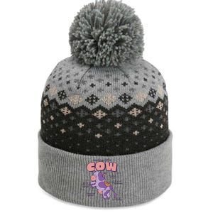 Cow Funny Anatomy The Baniff Cuffed Pom Beanie