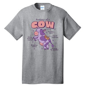 Cow Funny Anatomy Tall T-Shirt