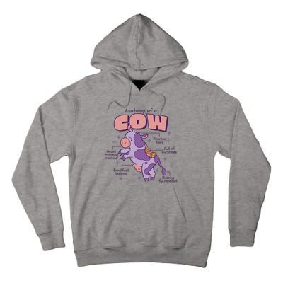 Cow Funny Anatomy Tall Hoodie