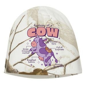 Cow Funny Anatomy Kati - Camo Knit Beanie