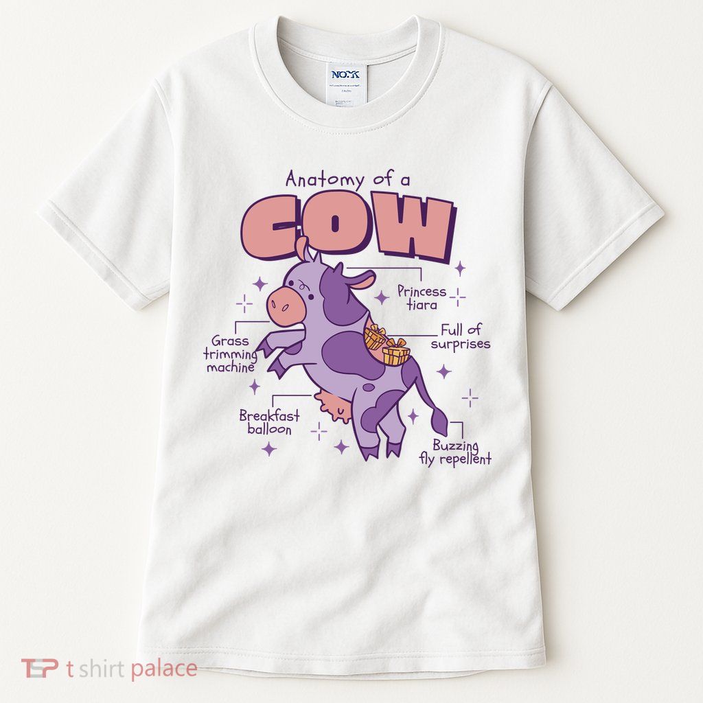 Cow Funny Anatomy Tall T-Shirt