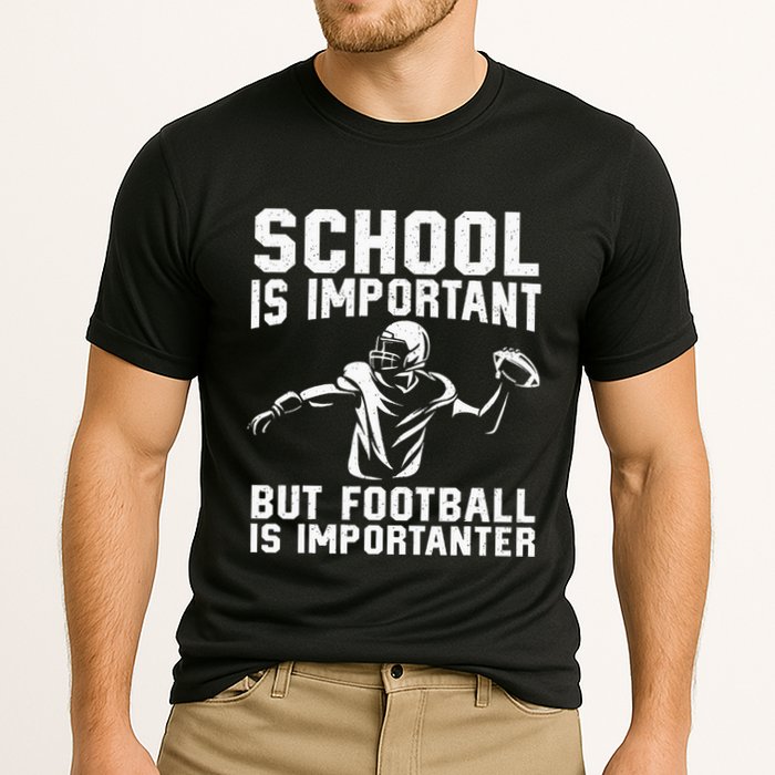 Cute Football Art For American Football Player Cooling Performance Crew T-Shirt