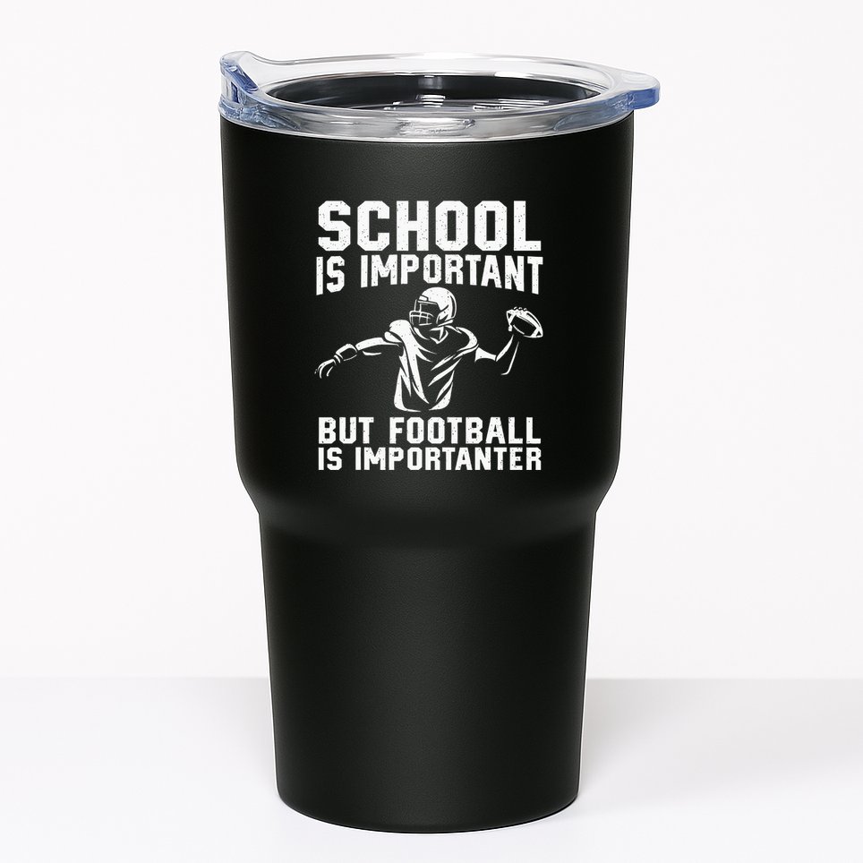Cute Football Art For American Football Player Tumbler