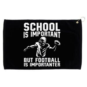 Cute Football Art For American Football Player Grommeted Golf Towel