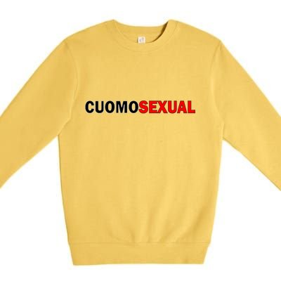 CuomoSexual Funny Anti Andrew Cuomo Premium Crewneck Sweatshirt