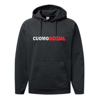 CuomoSexual Funny Anti Andrew Cuomo Performance Fleece Hoodie