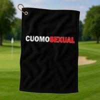 CuomoSexual Funny Anti Andrew Cuomo Golf Towel