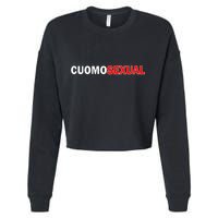 CuomoSexual Funny Anti Andrew Cuomo Cropped Pullover Crew