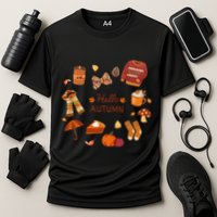 Cute Fall Autumn Little Things Retro Fall Hello Autumn Performance Shirt
