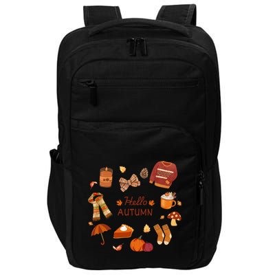 Cute Fall Autumn Little Things Retro Fall Hello Autumn Impact Tech Backpack