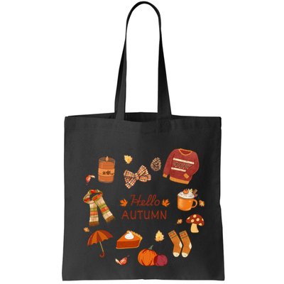 Cute Fall Autumn Little Things Retro Fall Hello Autumn Bag