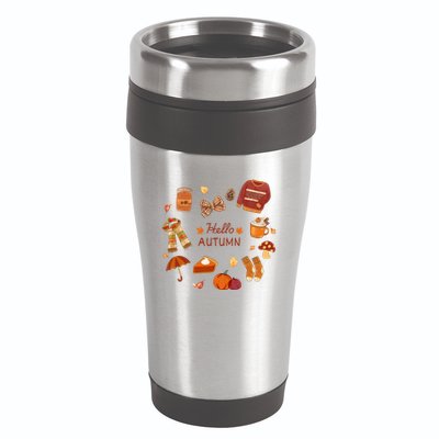 Cute Fall Autumn Little Things Retro Fall Hello Autumn 16oz Travel Tumbler