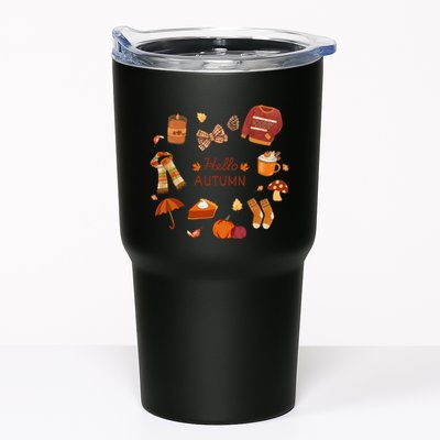 Cute Fall Autumn Little Things Retro Fall Hello Autumn Tumbler