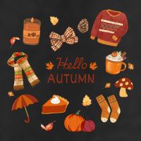 Cute Fall Autumn Little Things Retro Fall Hello Autumn Hat