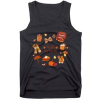 Cute Fall Autumn Little Things Retro Fall Hello Autumn Tank Top