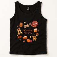 Cute Fall Autumn Little Things Retro Fall Hello Autumn Tank Top
