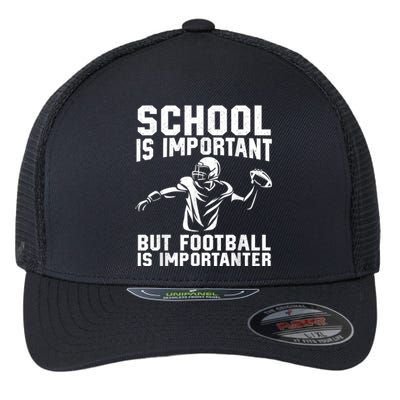 Cute Football Art American Football Player Flexfit Unipanel Trucker Cap