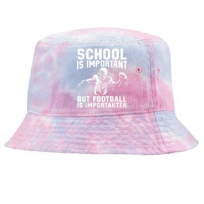 Cute Football Art American Football Player Tie-Dyed Bucket Hat