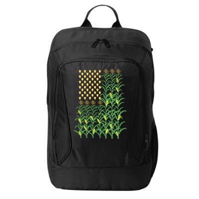 Corn Farmer American Flag Crop Farmers Farm Farming Gift City Backpack
