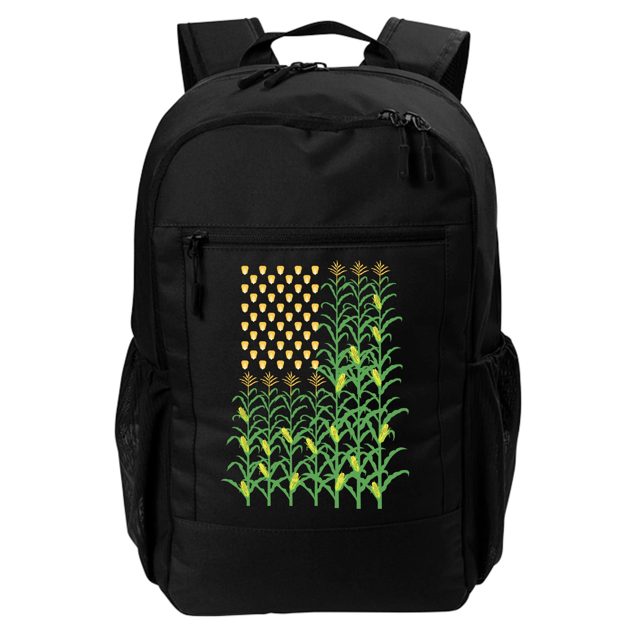 Corn Farmer American Flag Crop Farmers Farm Farming Gift Backpack