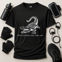 Crocodile Fuck Around And Find Out Performance Shirt