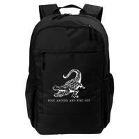 Crocodile Fuck Around And Find Out Backpack