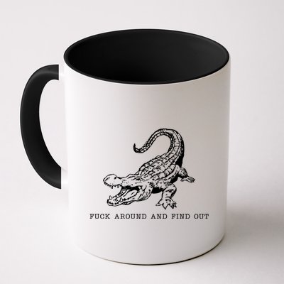 Crocodile Fuck Around And Find Out Mug